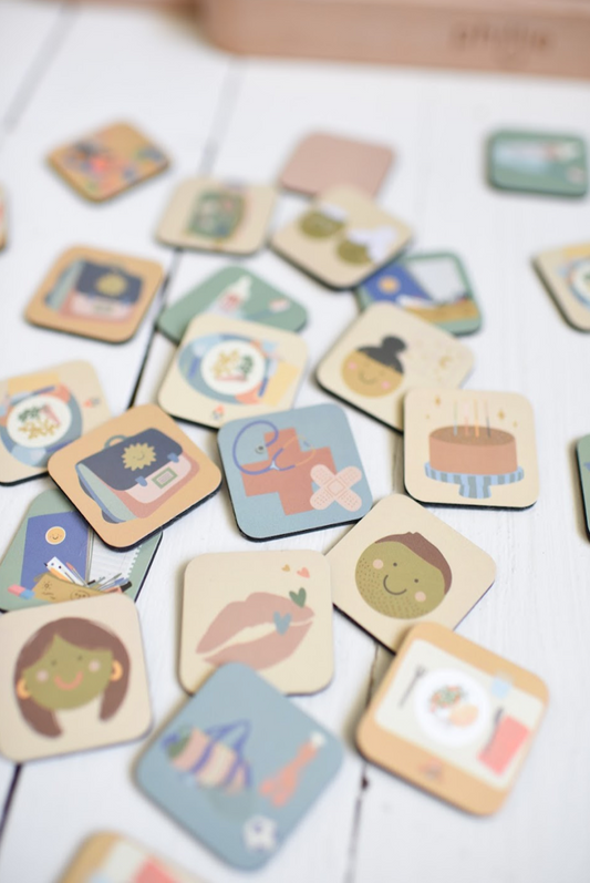 5 magnets semainier enfant éducatif phillie