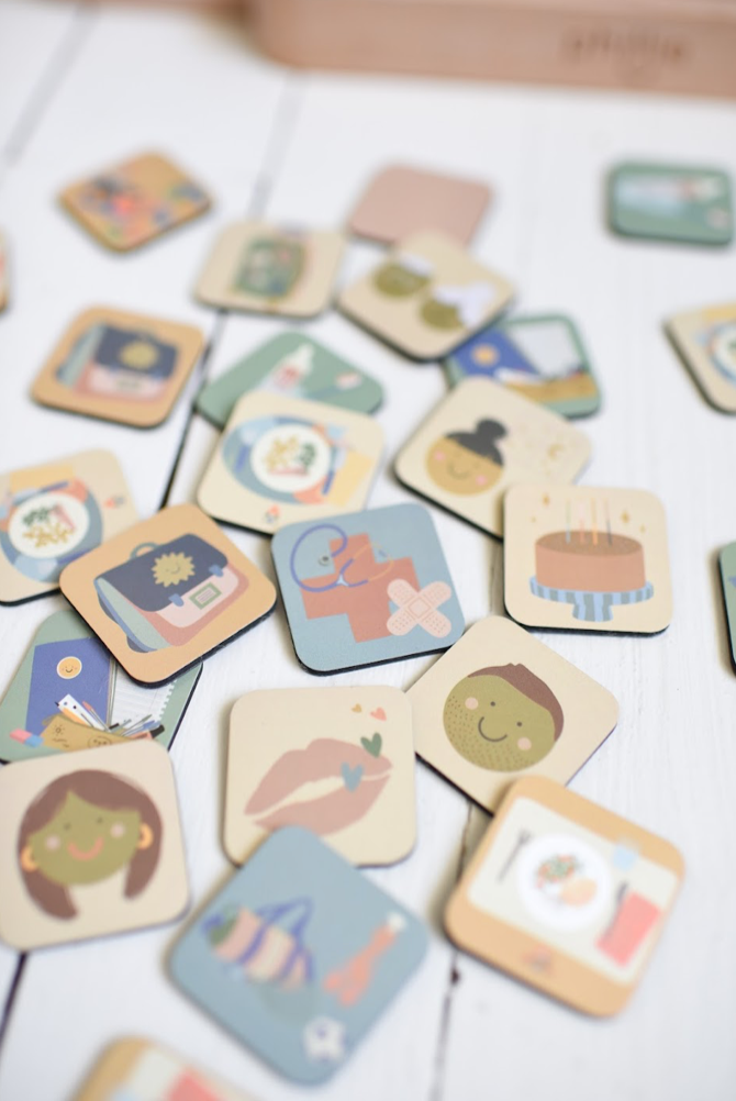 10 magnets semainier enfant éducatif phillie